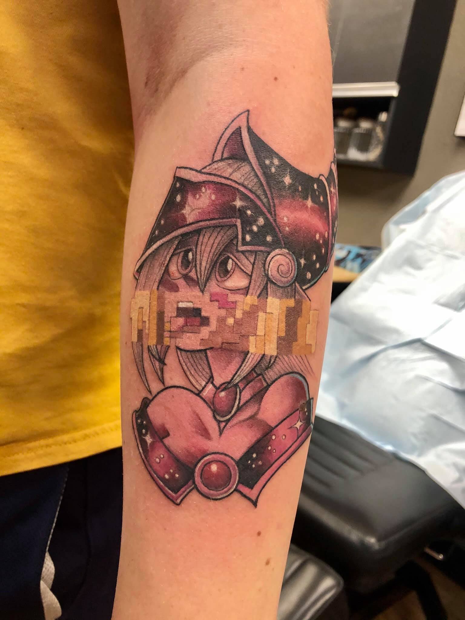 Cyebrtraditional Dark Magician Girl Tattoo