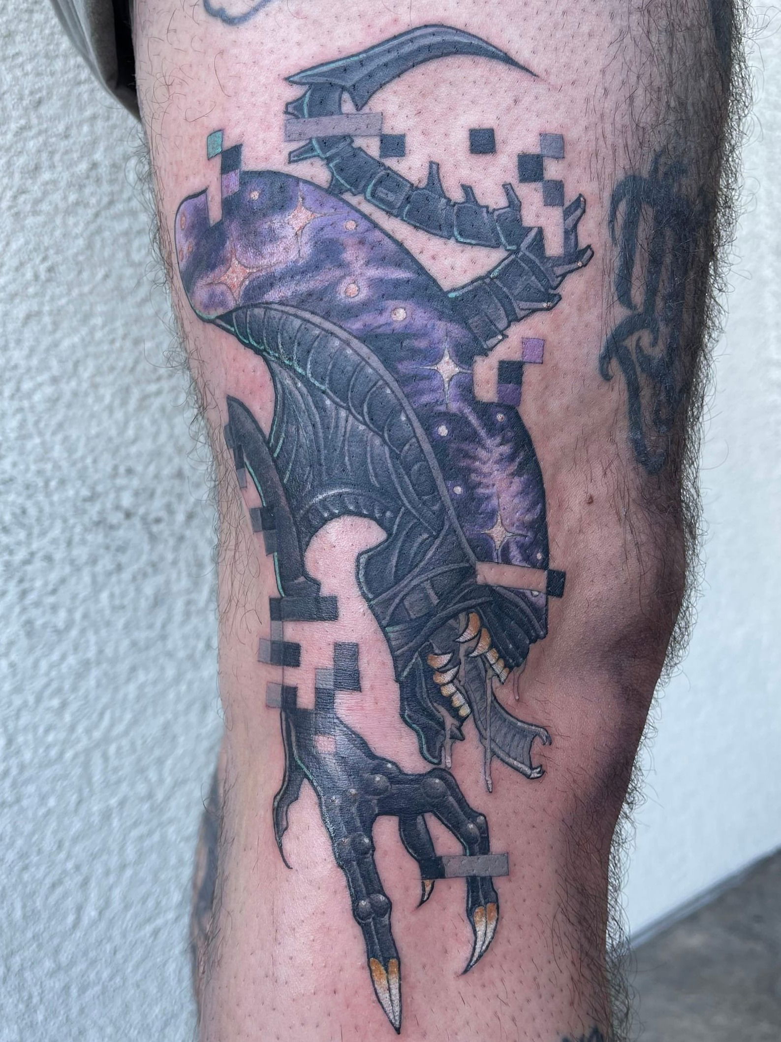 cybertraditional Xenomorph tattoo