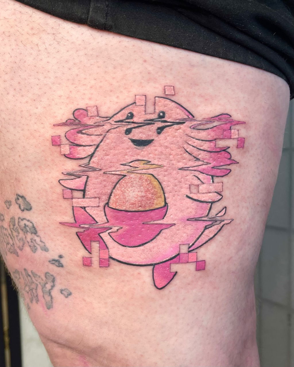 GLitch Chansey Tattoo