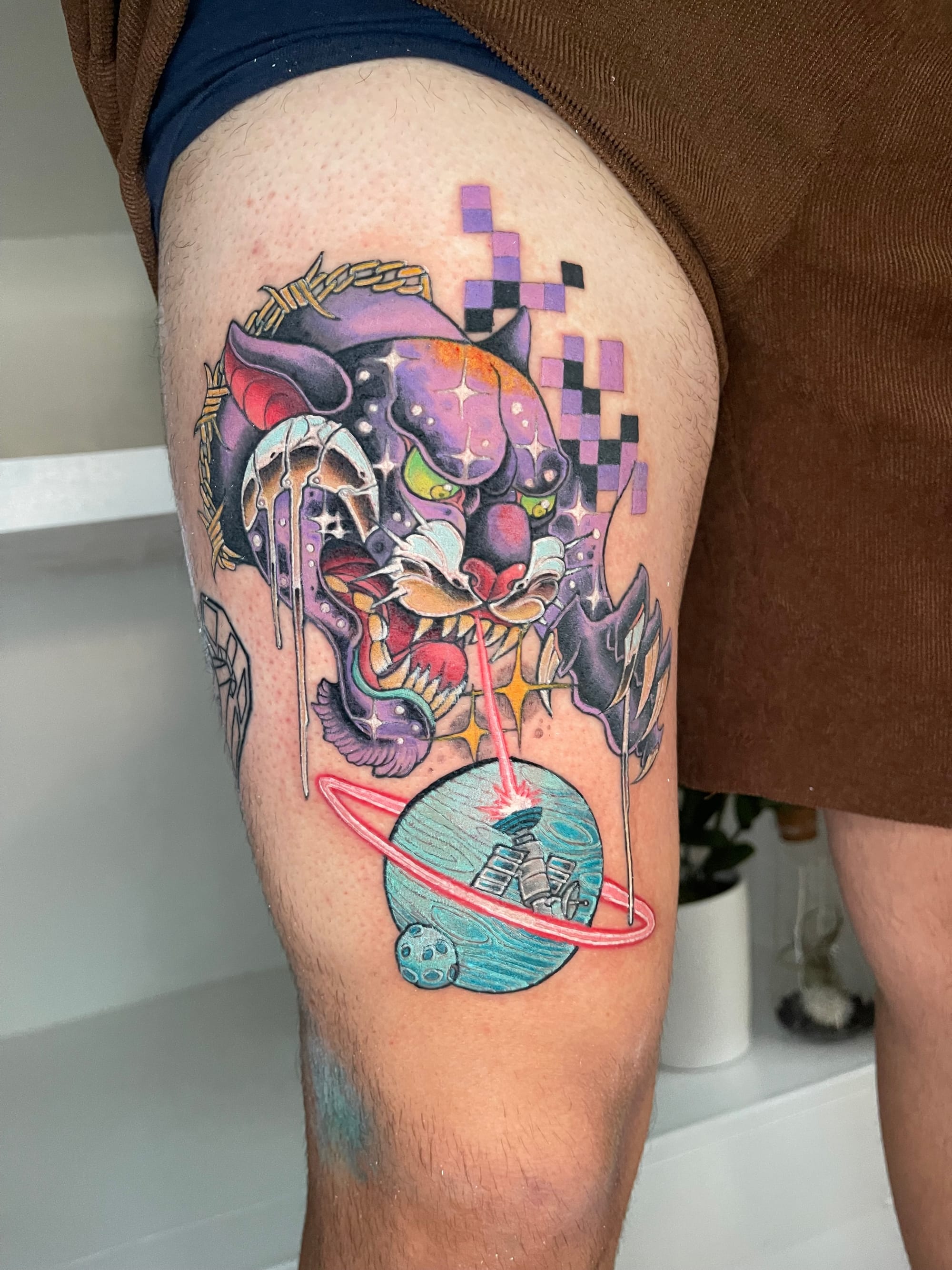 Space panther Tattoo