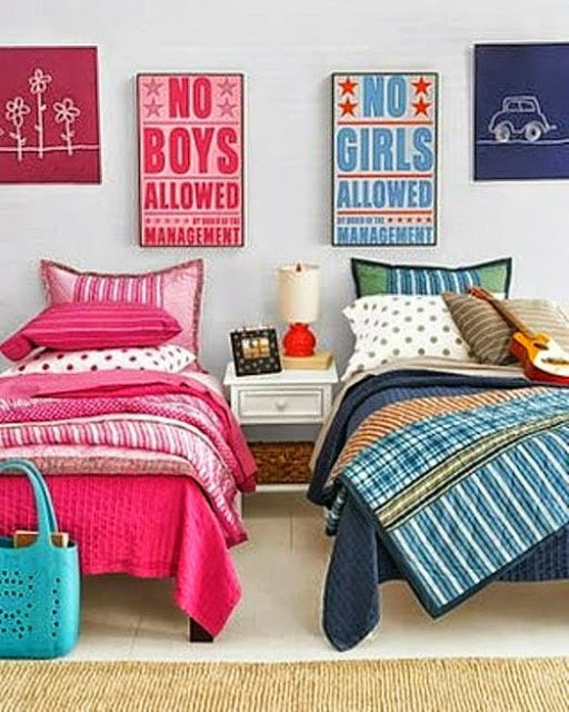 غرف نوم فردية مزدوجة