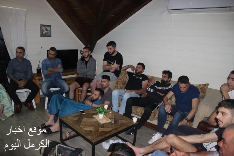 لاعبي مكابي عسفيا يحتفلون بنهاية الموسم باجواء اخوية تشرح القلوب