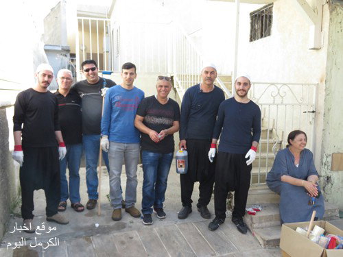 روح التطوع والعطاء تعود من جديد الى شوارع وحارات عسفيا قبيل مهرجان المنزول الاسبوع القادم ..