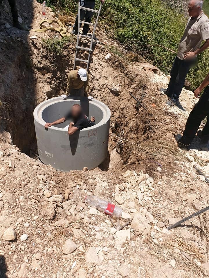 سقوط عامل في حفرة للصرف الصحي في بيت جن وحالته خطيرة