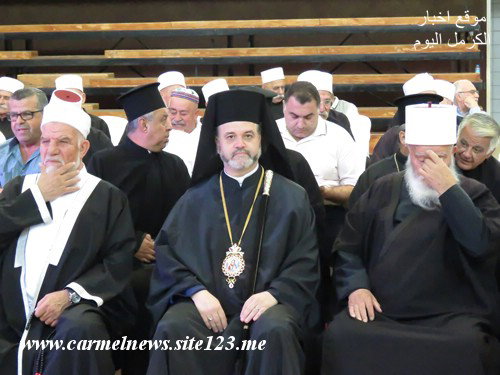 لقاء المعايدة التقليدية بمناسبة عيد الاضحى المبارك في عسفيا برسالة المحبة والاخوة بين جميع الطوائف .