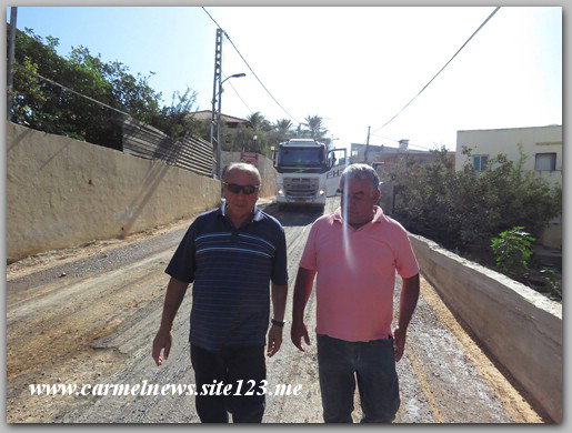 تعبيد شارع حارة التأمين الوطني في عسفيا