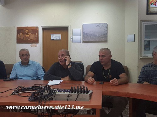 مؤتمر صحفي لرئيس المجلس بهيج ومنصور وللدكتور اكرم حسون بخصوص التطورات الاخيرة وتأجيل جلسة لجنة التخطيط والبناء..