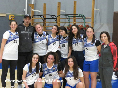 فتيات الكرمل في كرة السلة يحققن فوز كبير على متصدر اللائحة ام الفحم