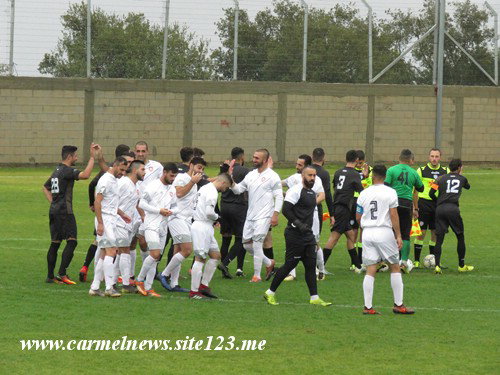 تعادل ايجابي بالنتيجة والاداء في ديربي الكرمل ١-١..