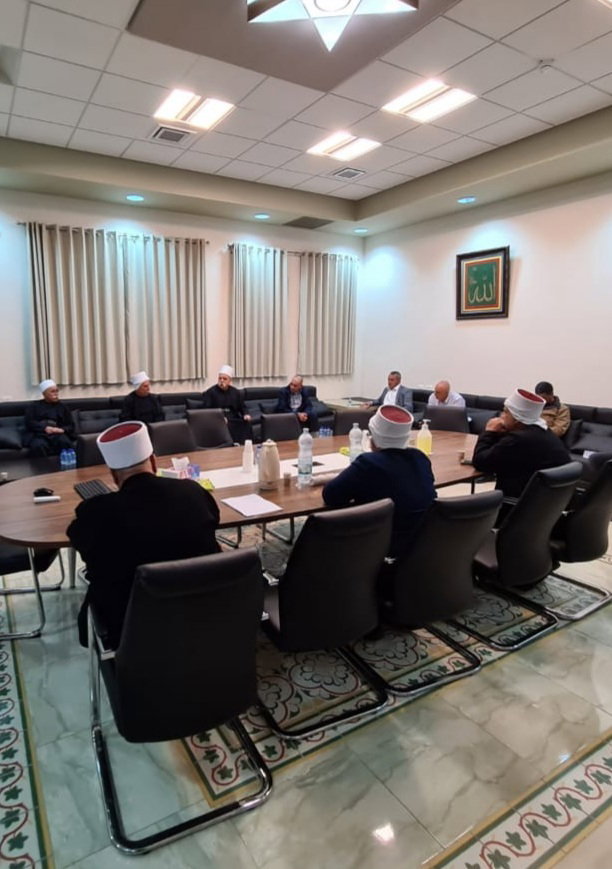 بيان مشترك موجه الى أبناء الطائفة والمجتمع باسم الهيئة الدينية والسلطات المحلية.