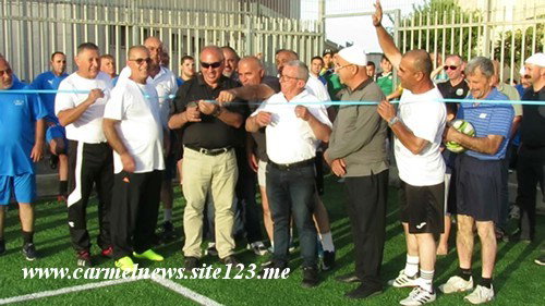 عسفيا تفتتح ملعب שחבק لكرة القدم المصغرة باجواء رياضية مميزة جدا ..