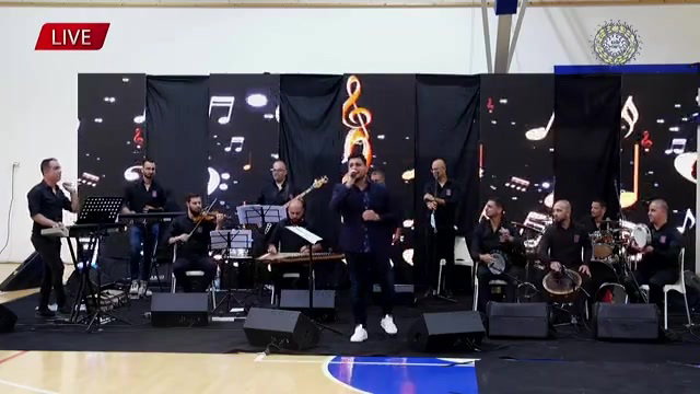 امير دندن يشعل اجواء العيد في عسفيا ، فيديو حفل امير دندن والالعاب النارية كامل ..