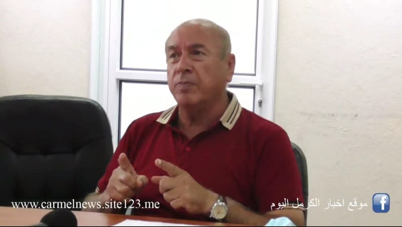 مؤتمر صحفي لرئيس المجلس المحلي السيد بهيج منصور ، ومراقب المجلس السيد مؤنس علو والمحاسب السيد عبد بدران