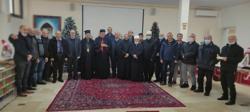 المعايدة السنوية بمناسبة السنة الميلادية الجديدةفي كنيسة مار شربل في عسفيا ..