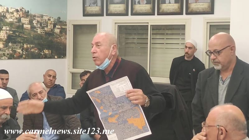 جلسة في المجلس المحلي عسفيا بخصوص اخر المستجدات بقضية الخارطة الهيكلية