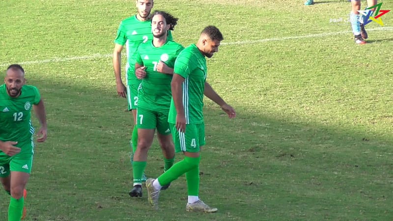 فوز بيتي درماتيكي لفريق مكابي عسفيا على الاهلي جث في مباراة نارية ..