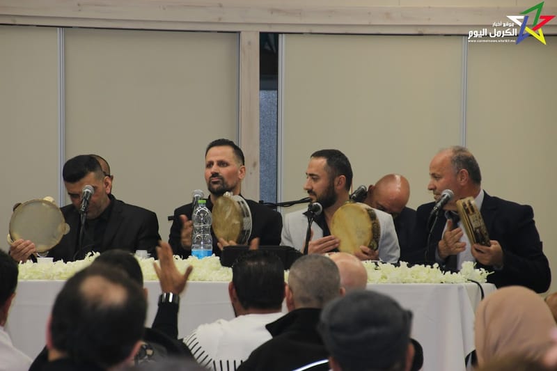 امسية زجلية فواحة من اعطر الليالي في حديقة البستان في بلد الدوالي  ..