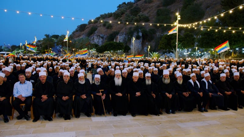موقف مهيب في مقام سيدنا النبي شعيب عليه السلام دعما للسويداء ..