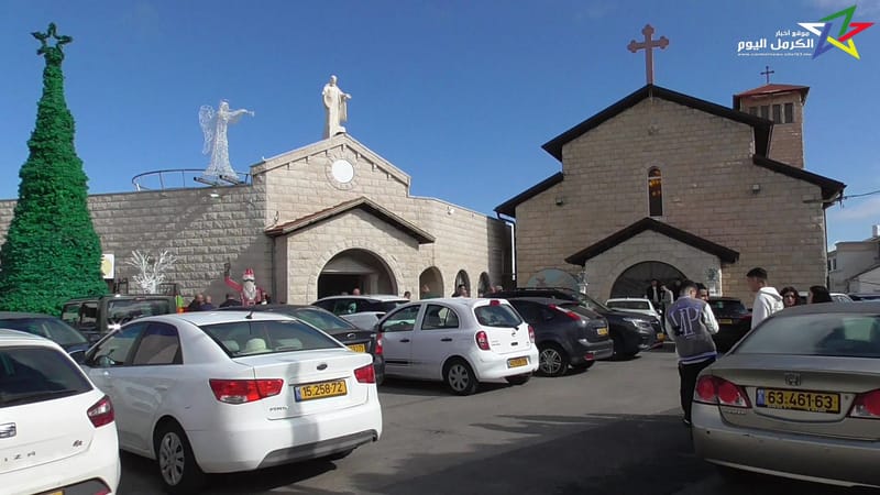 رئيس  اعضاء وعمال المجلس المحلي يعايدون ابناء الطائفة المسيحية في عسفيا