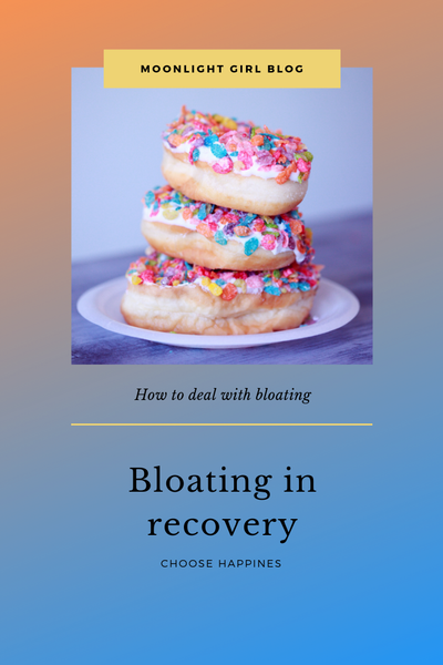 BLOATING IN RECOVERY 😅