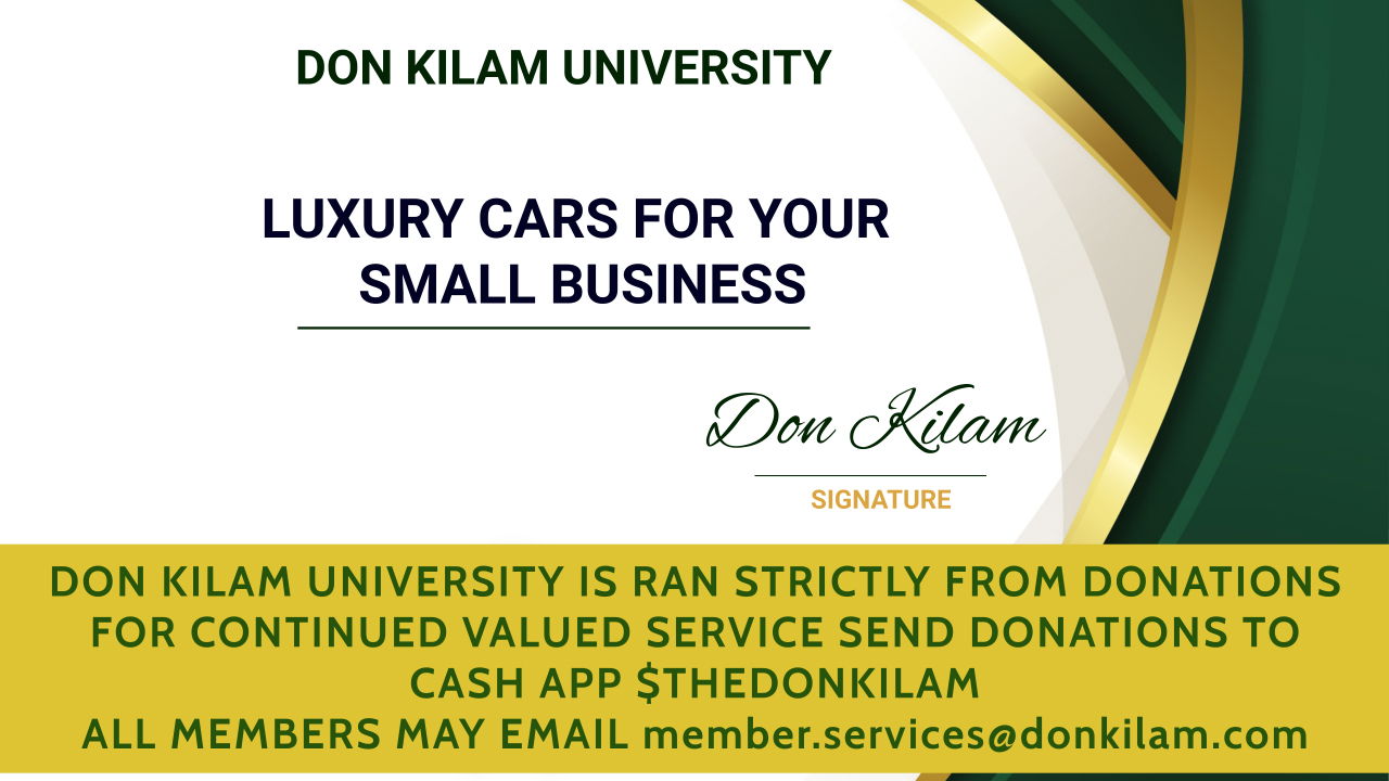 LUXURY CARS FOR YOUR SMALL BUSINESS