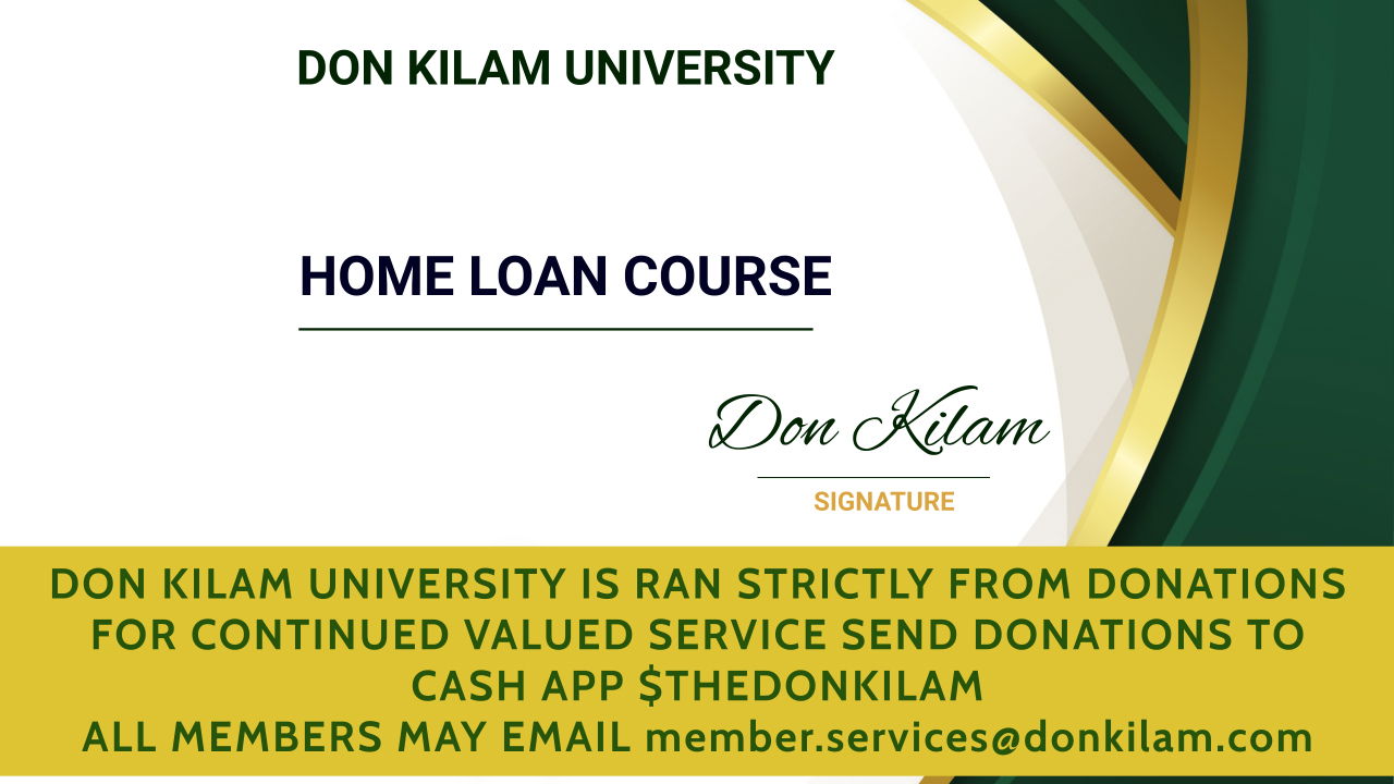 HOME LOAN COURSE