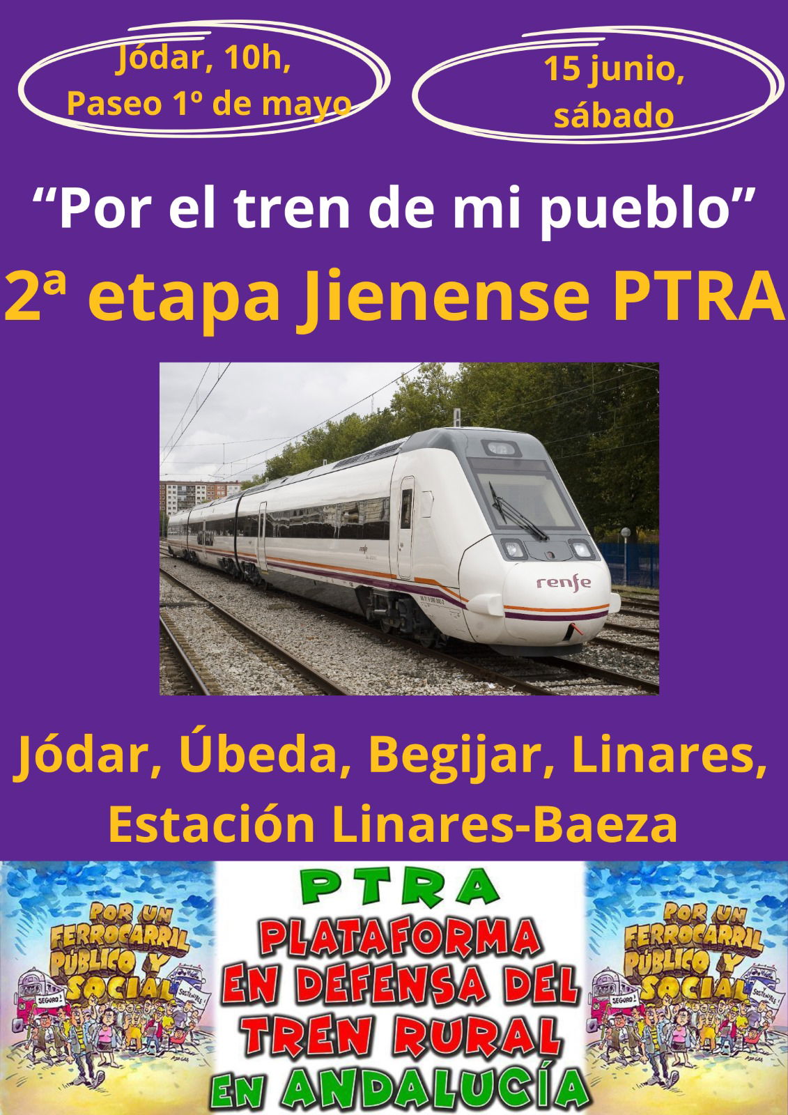 Defensa del ferrocarril - De Jódar a Linares-Baeza