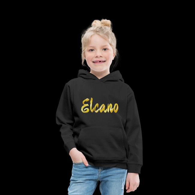 Kinder Premium Hoodie - Elcano Schriftzug