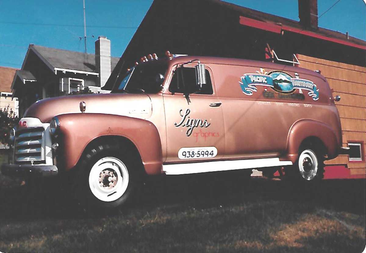 First Sign Truck - 1951 GMC Panel