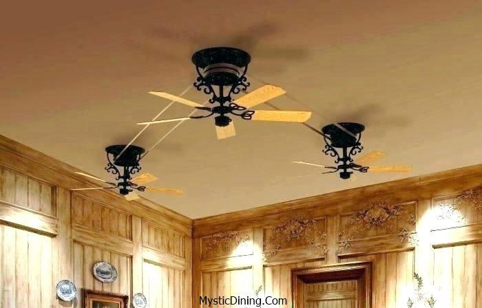 Belt Driven Ceiling Fan With Light