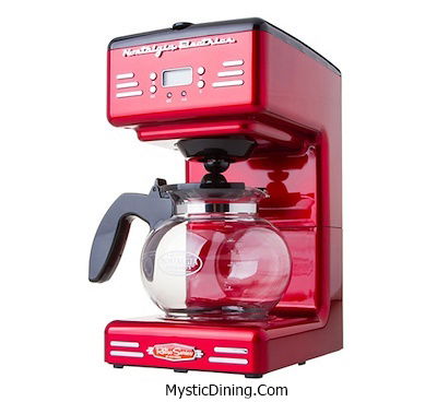 Nostalgia Red Coffee Maker