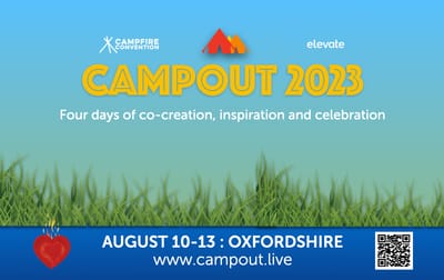 Will is Speaking at Camp-Out 2023, Braziers Park, Oxfordshire