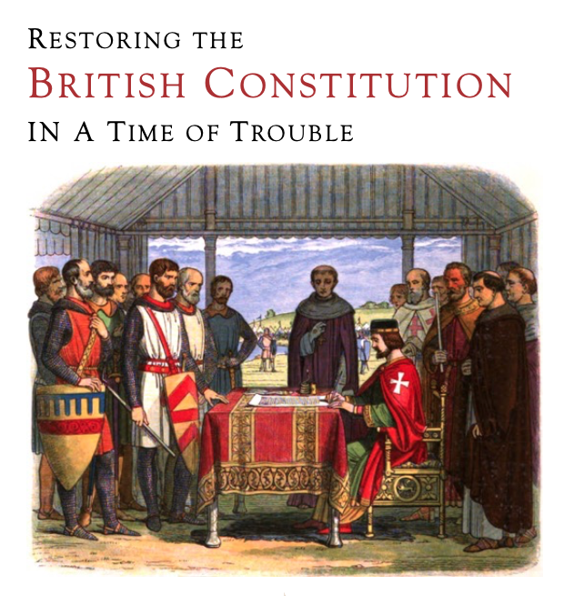 Presentation: Restoring the British Constitution in a Time of Trouble ...