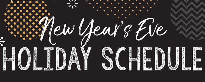 New Year Schedule