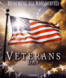 All Office In AL,LA,GA Will Be Closed On November 11’2022 For Veterans Day