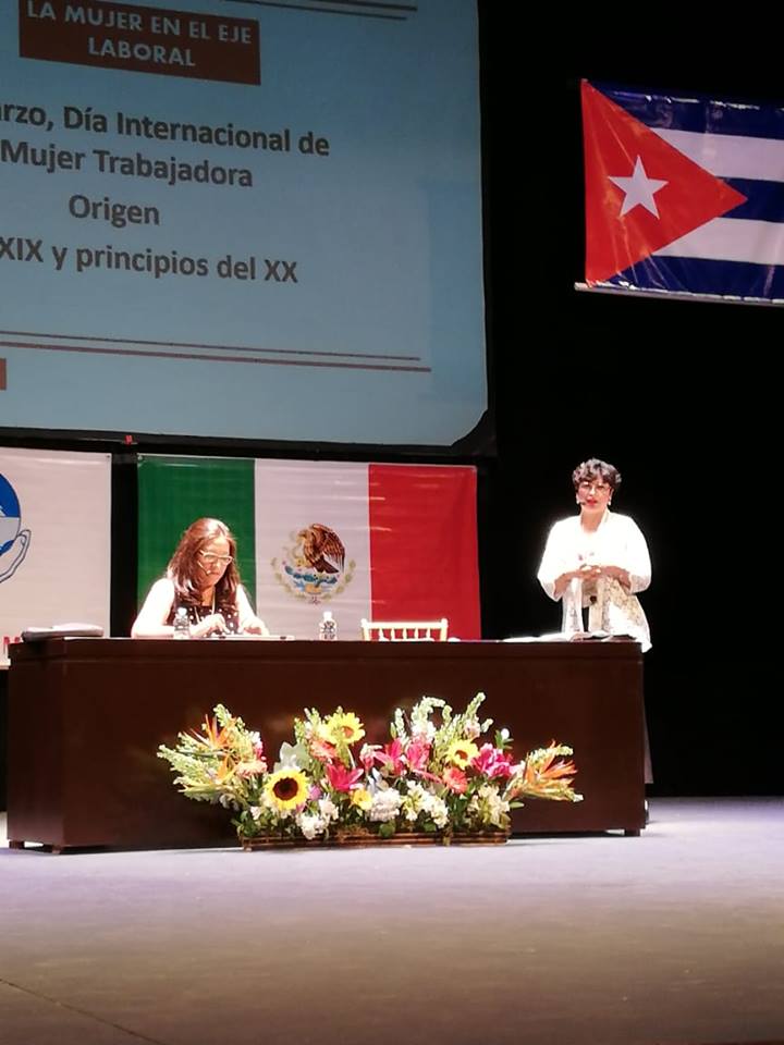 Anita Sanchez Castro asistió al Segundo Encuentro Internacional de las Mujeres Trabajadoras Sindicalizadas en San Luis Potosi