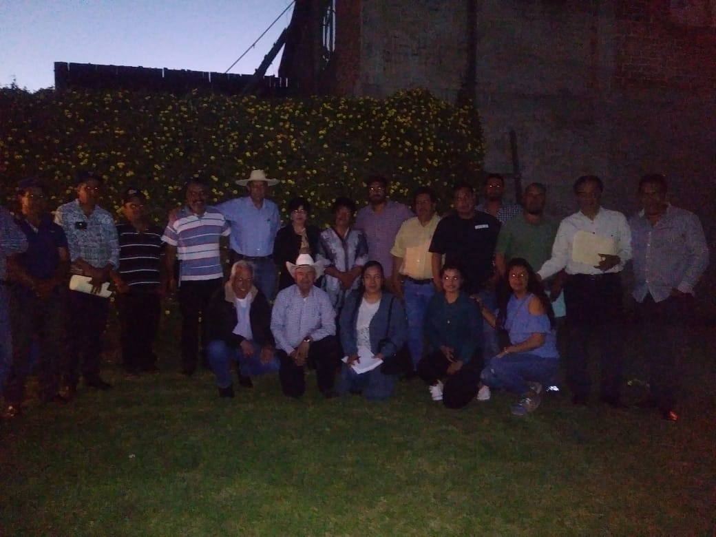 Anita Sánchez Castro, sostuvo reunión de trabajo con los jefes de tenencia del municipio de hidalgo quienes le presentaron las necesidades de las tenencias.