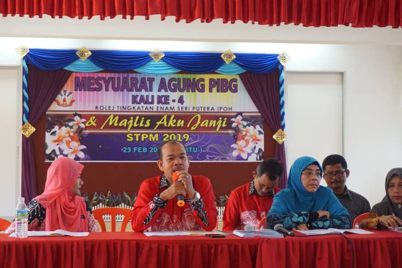 MAJLIS AKU JANJI STPM 2019 DAN MESYUARAT AGUNG PIBG KALI KE-4