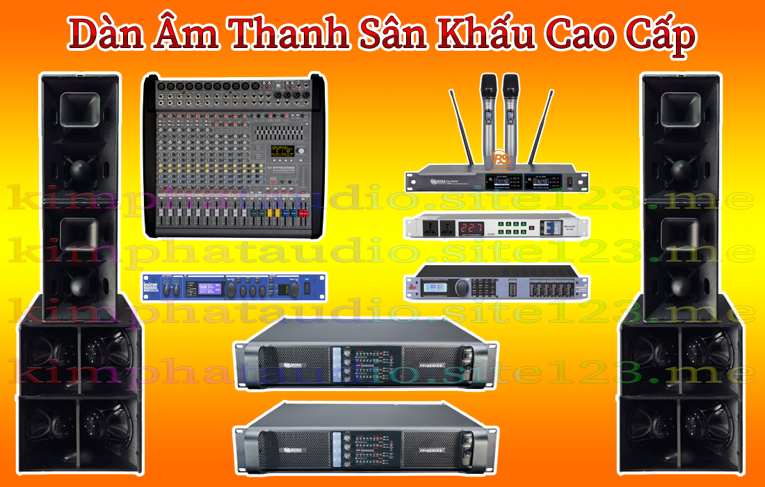 Bộ dàn âm thanh sân khấu Phòng Trà Hát Với Nhau chuyên nghiệp