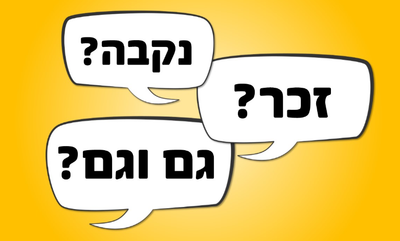 בחנו את עצמכם: מה מינה של המילה?