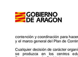 Protocolo de sanidad y educación ante caso COVID-19