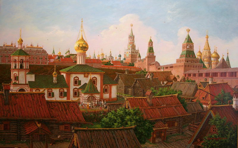 Краснокирпичный Московский Кремль