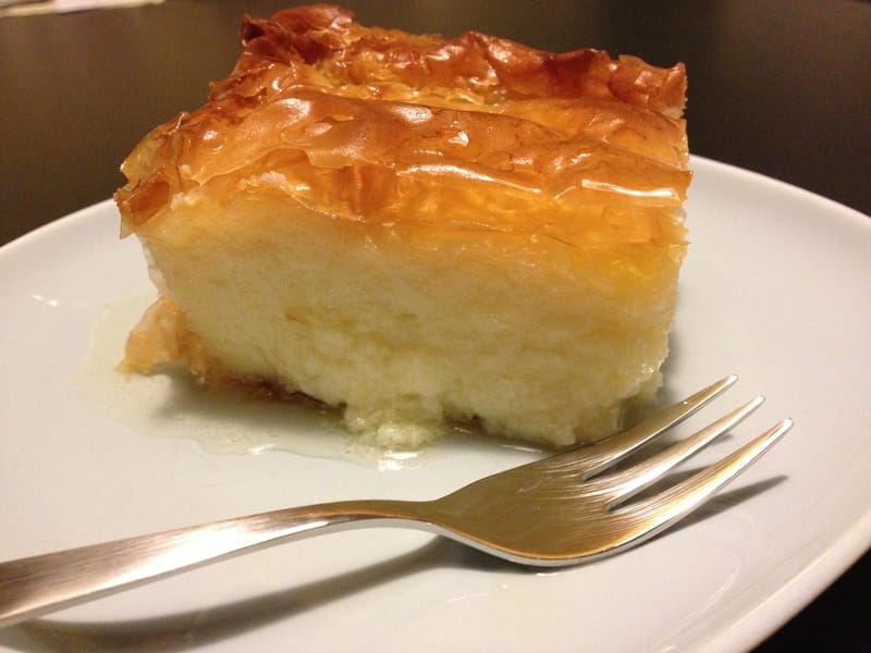 Традиционный греческий галактобуреко