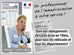 PRESTATION SERVICE CARTE GRISE
