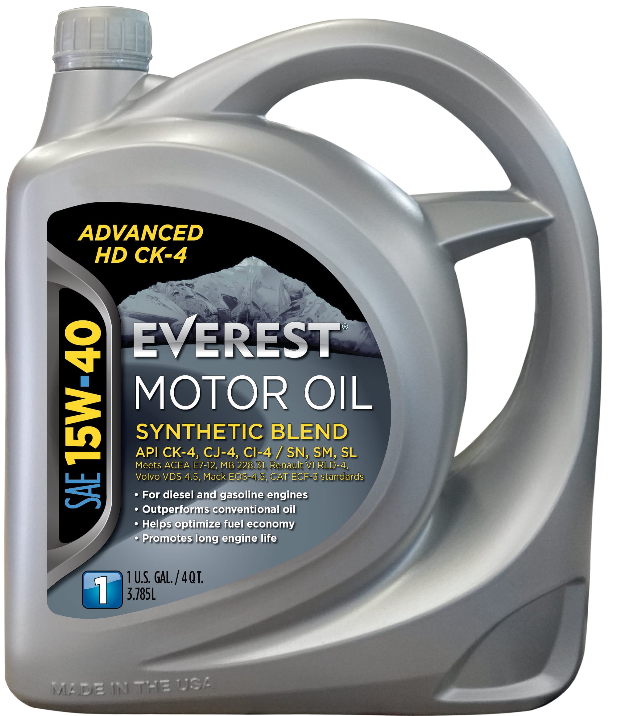 EVEREST 15W40 CK-4 SYNTHETIC BLEND