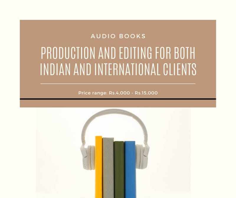 Audiobooks Production and Editing