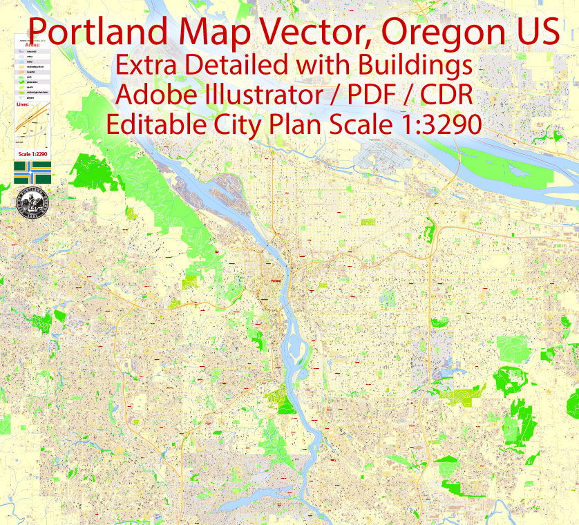 Travelling to Portland, Oregon + maps