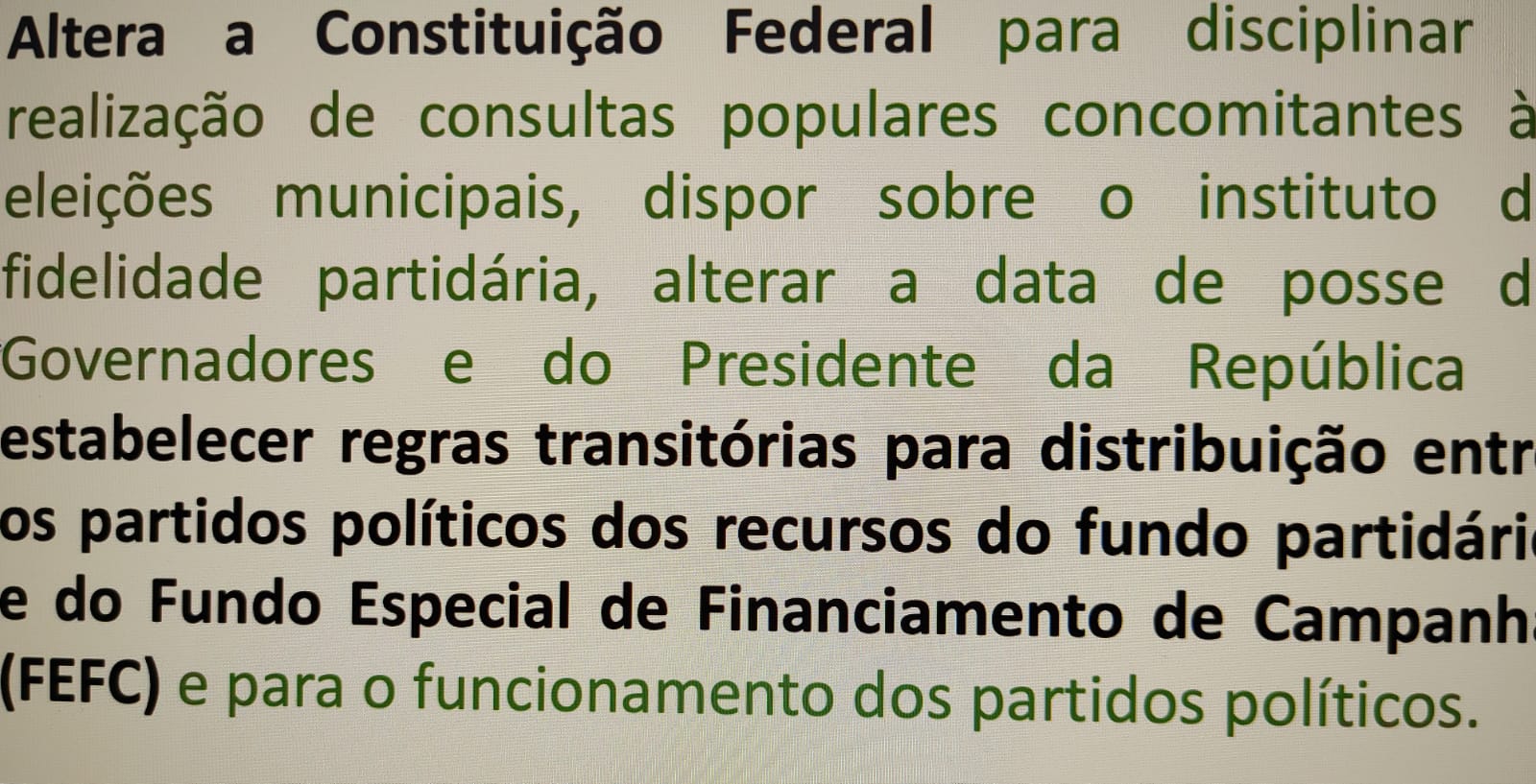 MELHOR A EMENDA (111) DO QUE O SONETO