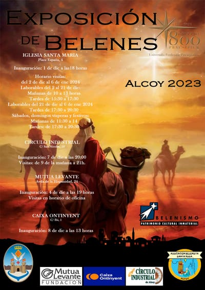 Cartel anunciador campaña Navidad 2023