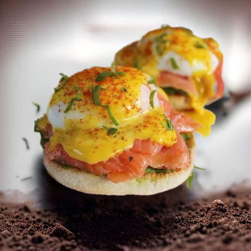 Smoked Salmon Egg's Benedict w/ Avocado